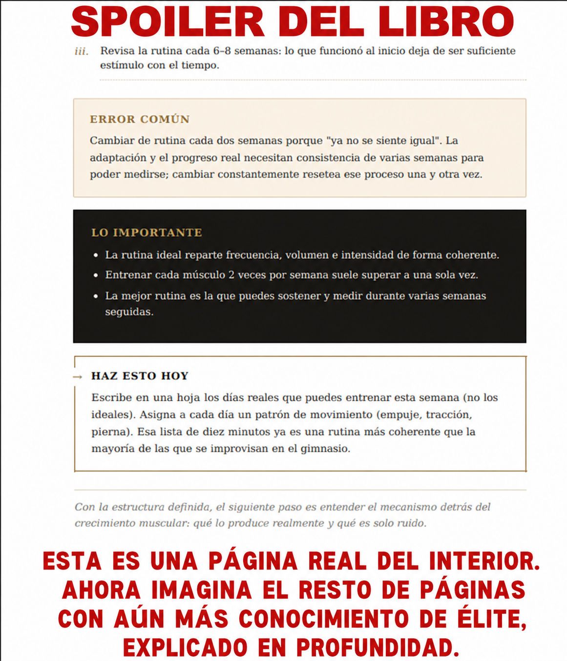 La Fórmula del hombre respetado (Físico y presencia).